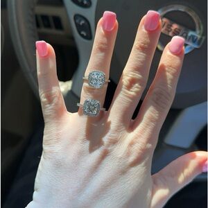 3 karat engagement ring size 5
